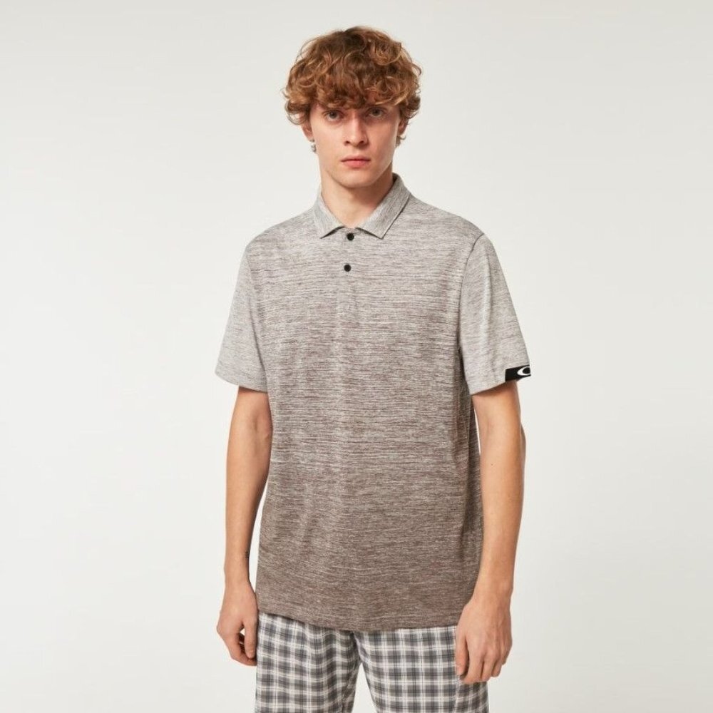 **NWT Oakley Soft‎ Grain Polo in White/Gray Size medium